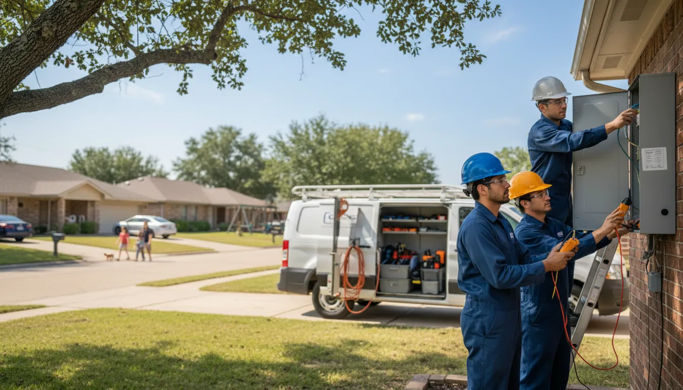 Certified electrician providing emergency electrical services in Lenox, MO